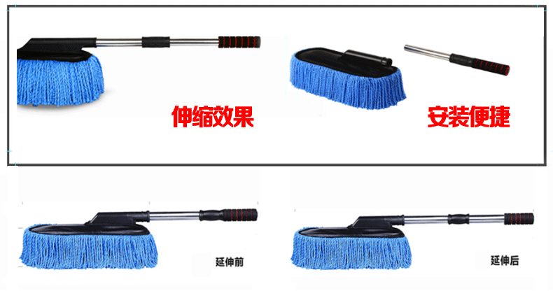 Car Mother and Child Wax Duster Set Car Three-Color Microfiber Nano Cleaning Car Brush Car Mother and Child Wax Brush