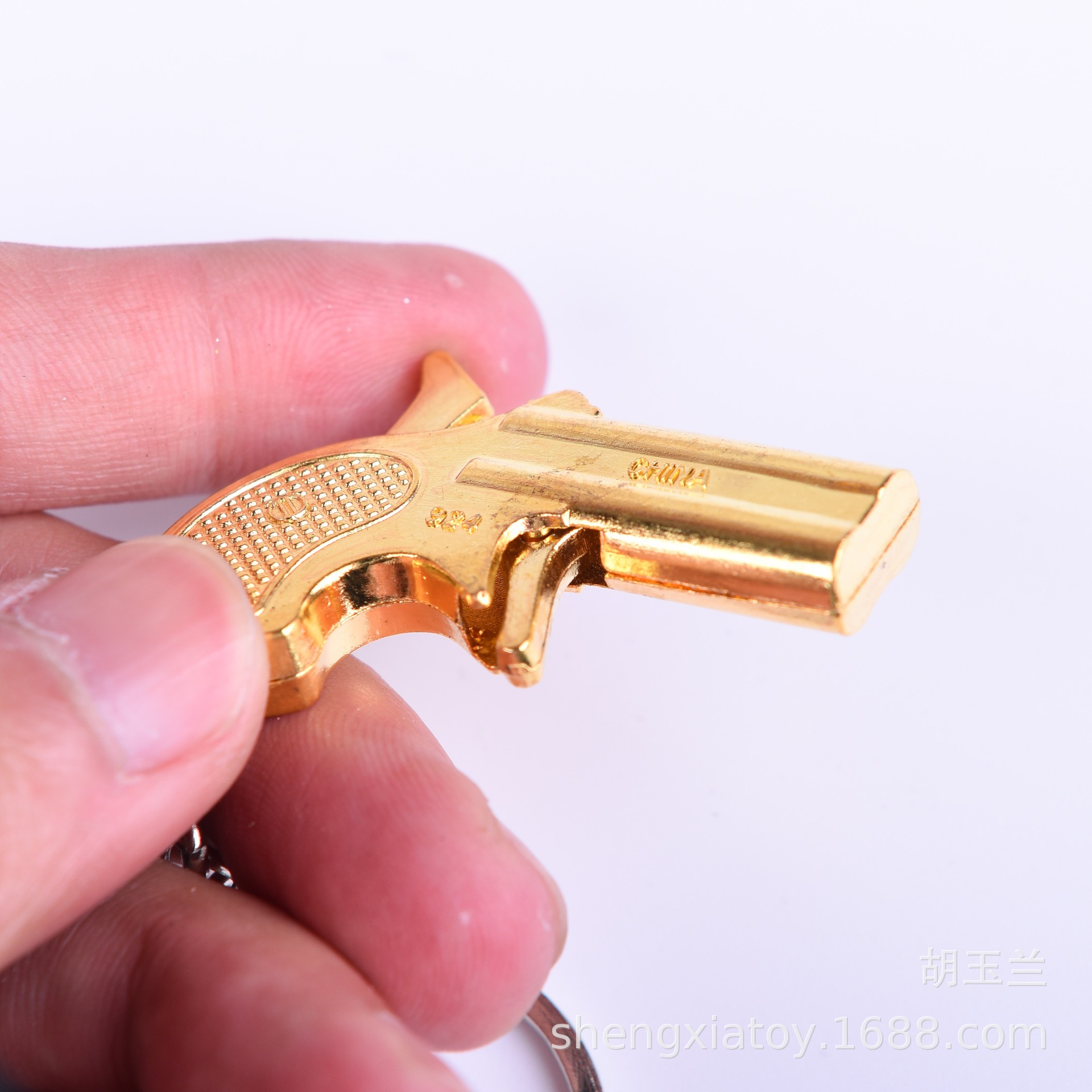 Campus Surrounding Stall Toy Alloy Movable Small Pistol Model Crafts Jesus Survival Weapon Model