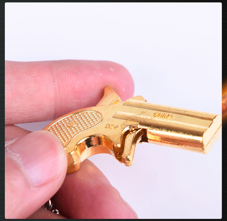 Campus Surrounding Stall Toy Alloy Movable Small Pistol Model Crafts Jesus Survival Weapon Model