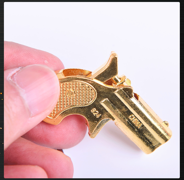 Campus Surrounding Stall Toy Alloy Movable Small Pistol Model Crafts Jesus Survival Weapon Model