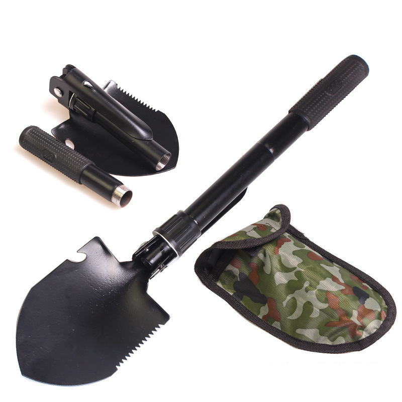 Car Portable Small Shovel Fishing Multi-Function Tool Shovel Outdoor Camping Multi-Purpose Folding Gardening Shovel