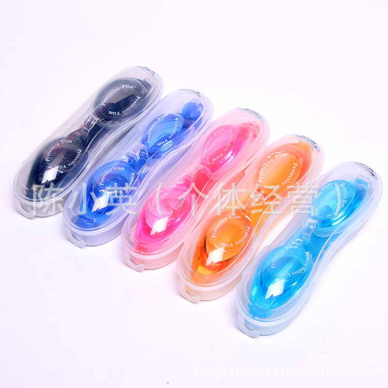 Manufacturers direct anti - fog goggles adult waterproof wear - resistant comfortable swimming goggles diving swimming glasses wholesale