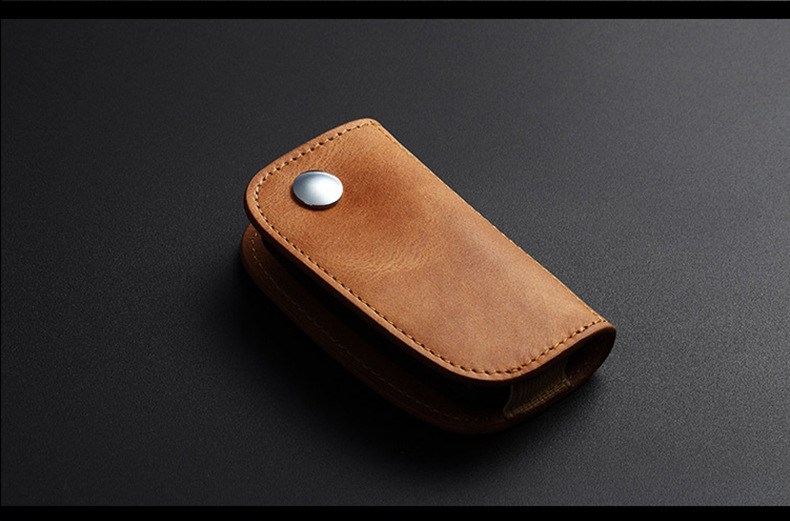 Suitable for BMW Car Key Case Genuine Leather Mercedes Key Case Oil Wax Cattlehide Protective Case Gift Factory Direct Supply Suitable for BMW Car Key Case Genuine Leather Mercedes Key Case Oil Wax Cattlehide Protective Case Gift Factory Direct Supply
