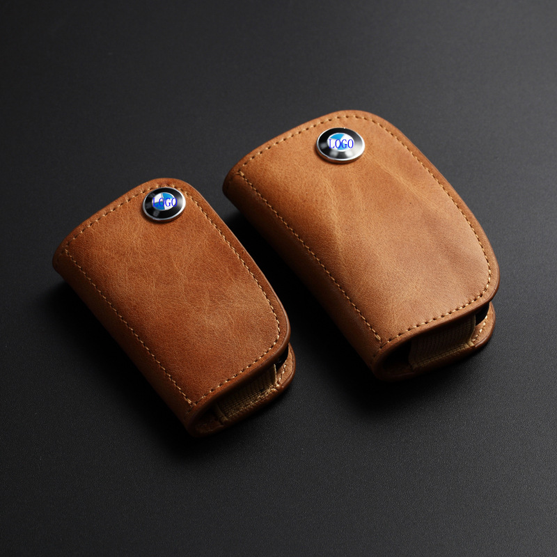 Suitable for BMW Car Key Case Genuine Leather Mercedes Key Case Oil Wax Cattlehide Protective Case Gift Factory Direct Supply Suitable for BMW Car Key Case Genuine Leather Mercedes Key Case Oil Wax Cattlehide Protective Case Gift Factory Direct Supply