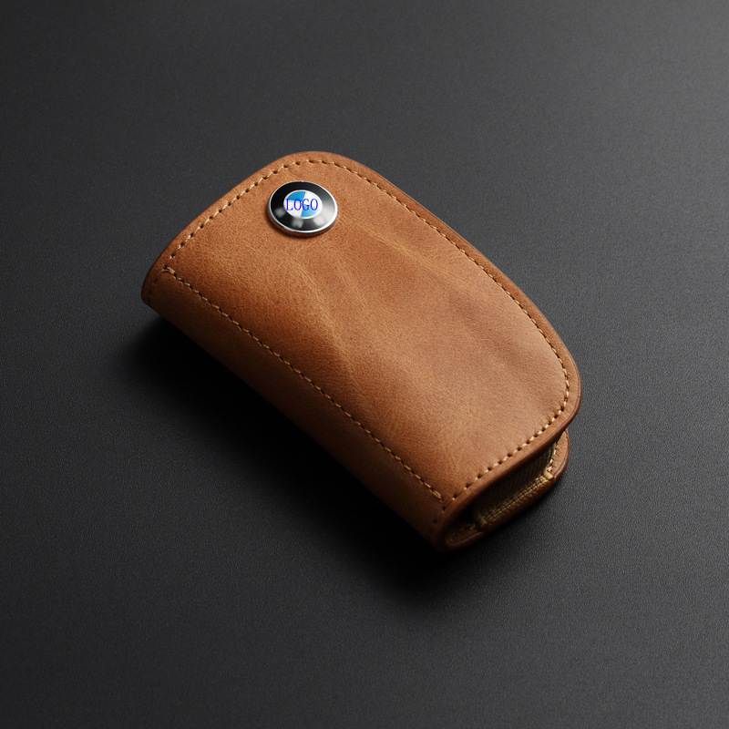 Suitable for BMW Car Key Case Genuine Leather Mercedes Key Case Oil Wax Cattlehide Protective Case Gift Factory Direct Supply Suitable for BMW Car Key Case Genuine Leather Mercedes Key Case Oil Wax Cattlehide Protective Case Gift Factory Direct Supply