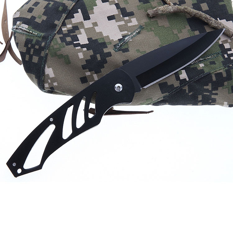 Boseton 914 Outdoor Lockless Folding Knife Camping Survival Knife Practical Stainless Steel Folding Fruit Knife