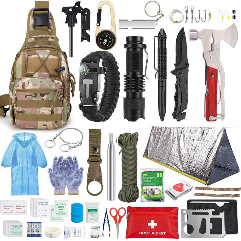 New Outdoor Camping Wilderness Outdoor Survival Tool Equipment Camping Wild First Aid Kits Self-Defense Supplies New Outdoor Camping Wilderness Outdoor Survival Tool Equipment Camping Wild First Aid Kits Self-Defense Supplies