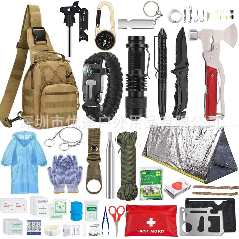 New Outdoor Camping Wilderness Outdoor Survival Tool Equipment Camping Wild First Aid Kits Self-Defense Supplies New Outdoor Camping Wilderness Outdoor Survival Tool Equipment Camping Wild First Aid Kits Self-Defense Supplies