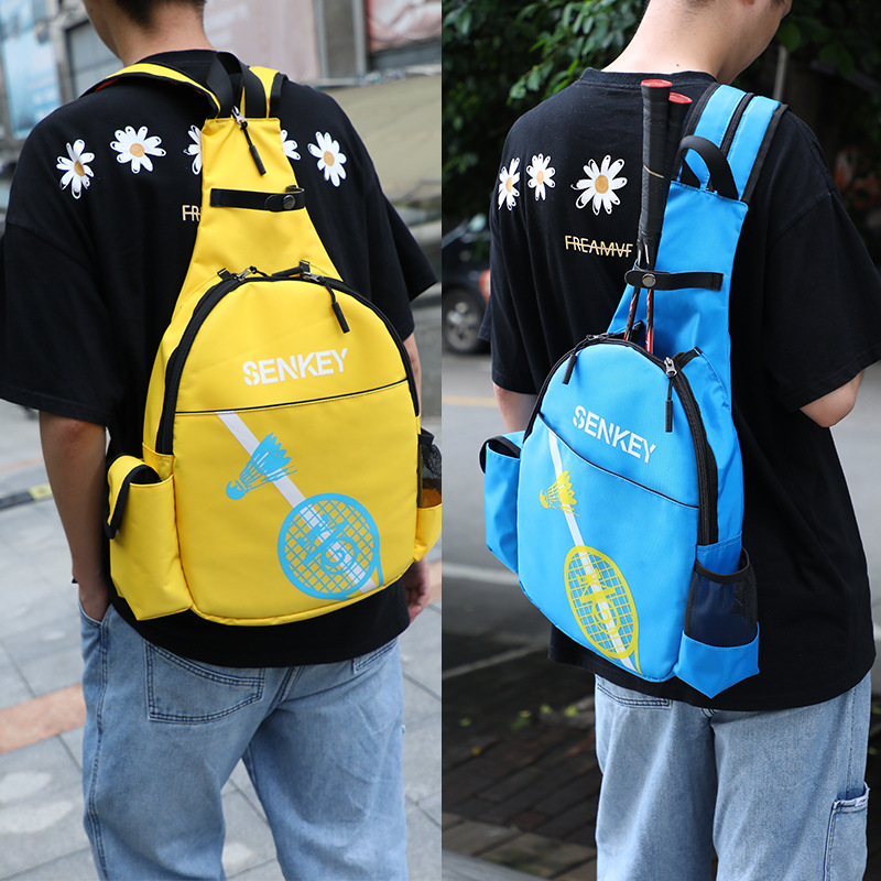Sports Badminton Bag Single Shoulder Tennis Backpack Outdoor Fitness Oxford Cloth 2 Pack Badminton Bag
