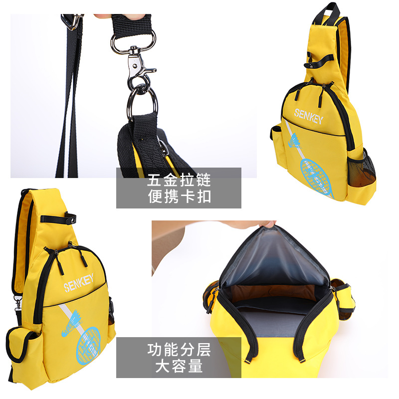 Sports Badminton Bag Single Shoulder Tennis Backpack Outdoor Fitness Oxford Cloth 2 Pack Badminton Bag