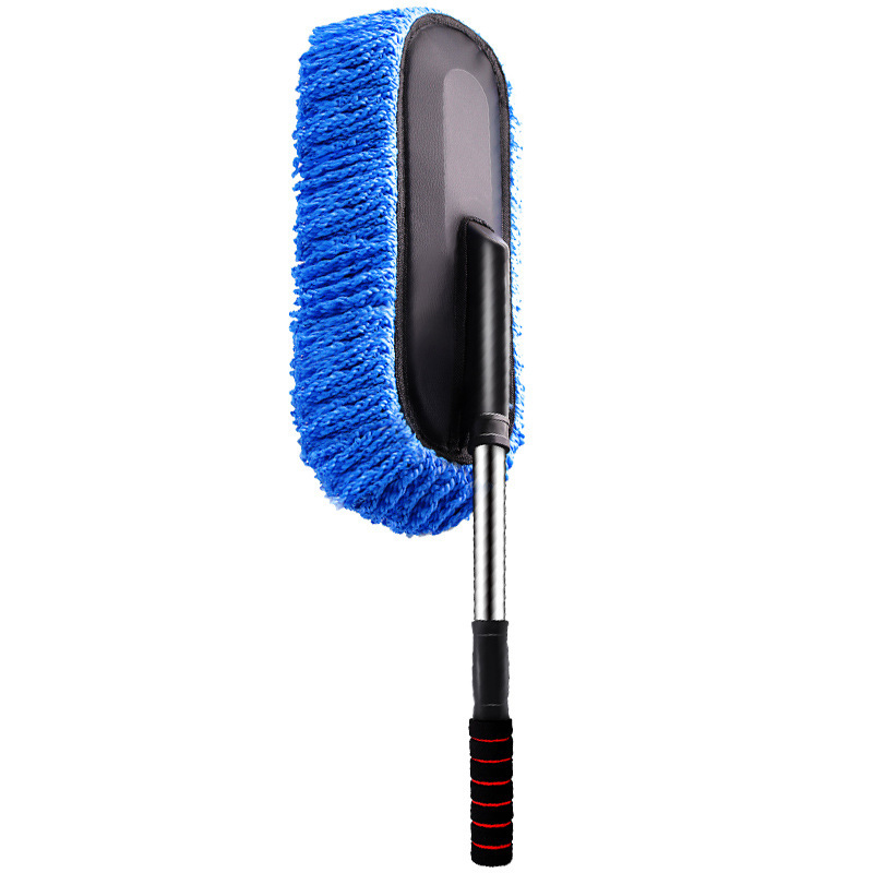 Car Supplies Retractable Nano Fiber Wax Mop Dust Removal Car Duster Car Mop Car Brush Car Wash Cleaning Tools