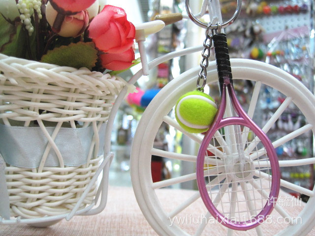 Tennis Key Chain Pendant Wholesale Sporting Goods Tennis Key Ring Simulation Tennis Key Ring Factory Custom Tennis Key Chain Pendant Wholesale Sporting Goods Tennis Key Ring Simulation Tennis Key Ring Factory Custom