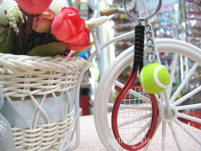 Tennis Key Chain Pendant Wholesale Sporting Goods Tennis Key Ring Simulation Tennis Key Ring Factory Custom Tennis Key Chain Pendant Wholesale Sporting Goods Tennis Key Ring Simulation Tennis Key Ring Factory Custom