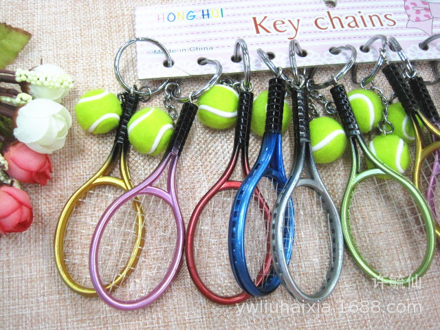 Tennis Key Chain Pendant Wholesale Sporting Goods Tennis Key Ring Simulation Tennis Key Ring Factory Custom Tennis Key Chain Pendant Wholesale Sporting Goods Tennis Key Ring Simulation Tennis Key Ring Factory Custom