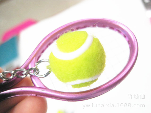 Tennis Key Chain Pendant Wholesale Sporting Goods Tennis Key Ring Simulation Tennis Key Ring Factory Custom Tennis Key Chain Pendant Wholesale Sporting Goods Tennis Key Ring Simulation Tennis Key Ring Factory Custom