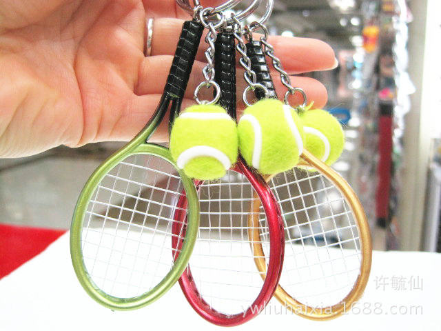 Tennis Key Chain Pendant Wholesale Sporting Goods Tennis Key Ring Simulation Tennis Key Ring Factory Custom Tennis Key Chain Pendant Wholesale Sporting Goods Tennis Key Ring Simulation Tennis Key Ring Factory Custom
