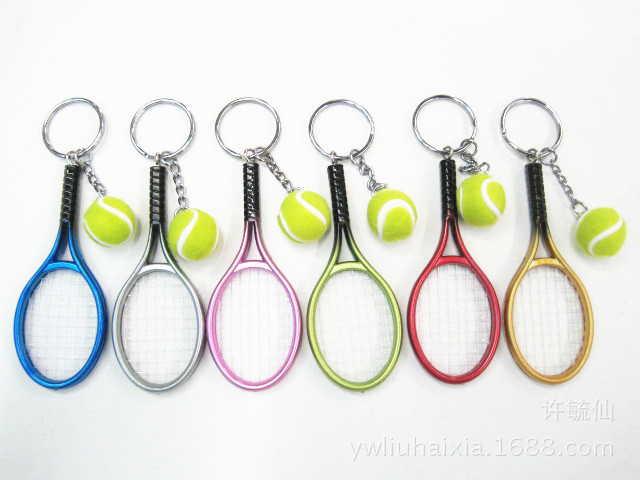 Tennis Key Chain Pendant Wholesale Sporting Goods Tennis Key Ring Simulation Tennis Key Ring Factory Custom Tennis Key Chain Pendant Wholesale Sporting Goods Tennis Key Ring Simulation Tennis Key Ring Factory Custom