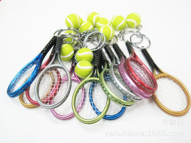 Tennis Key Chain Pendant Wholesale Sporting Goods Tennis Key Ring Simulation Tennis Key Ring Factory Custom Tennis Key Chain Pendant Wholesale Sporting Goods Tennis Key Ring Simulation Tennis Key Ring Factory Custom