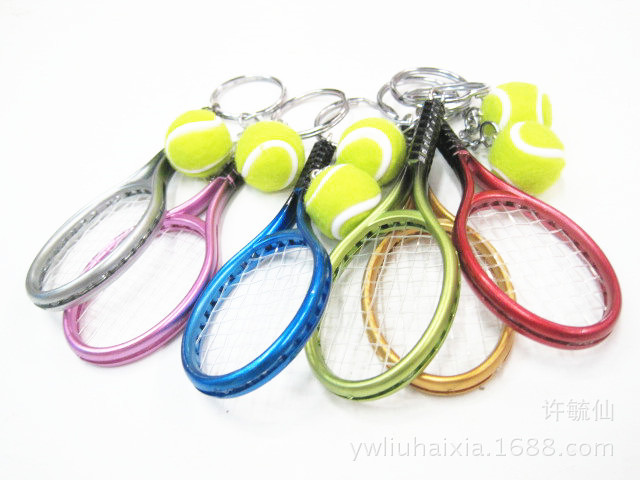 Tennis Key Chain Pendant Wholesale Sporting Goods Tennis Key Ring Simulation Tennis Key Ring Factory Custom Tennis Key Chain Pendant Wholesale Sporting Goods Tennis Key Ring Simulation Tennis Key Ring Factory Custom
