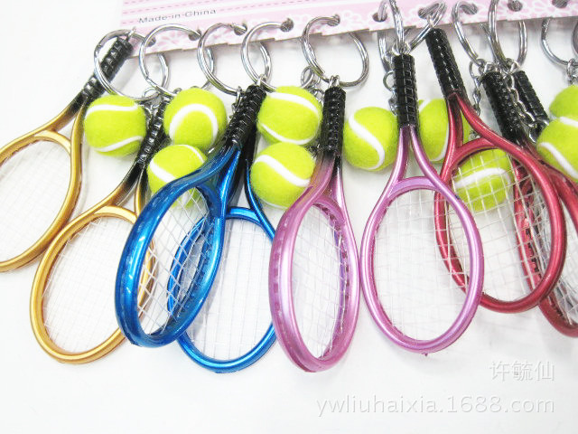 Tennis Key Chain Pendant Wholesale Sporting Goods Tennis Key Ring Simulation Tennis Key Ring Factory Custom Tennis Key Chain Pendant Wholesale Sporting Goods Tennis Key Ring Simulation Tennis Key Ring Factory Custom