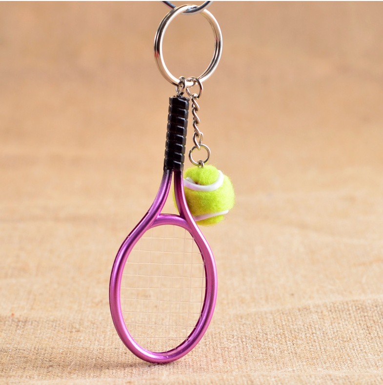 Tennis Key Chain Pendant Wholesale Sporting Goods Tennis Key Ring Simulation Tennis Key Ring Factory Custom Tennis Key Chain Pendant Wholesale Sporting Goods Tennis Key Ring Simulation Tennis Key Ring Factory Custom