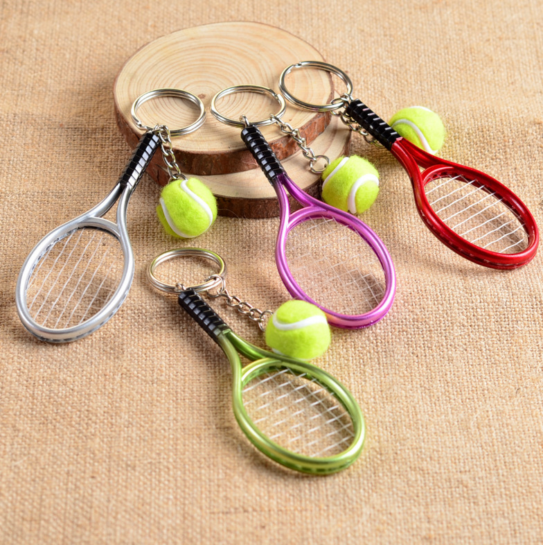 Tennis Key Chain Pendant Wholesale Sporting Goods Tennis Key Ring Simulation Tennis Key Ring Factory Custom Tennis Key Chain Pendant Wholesale Sporting Goods Tennis Key Ring Simulation Tennis Key Ring Factory Custom