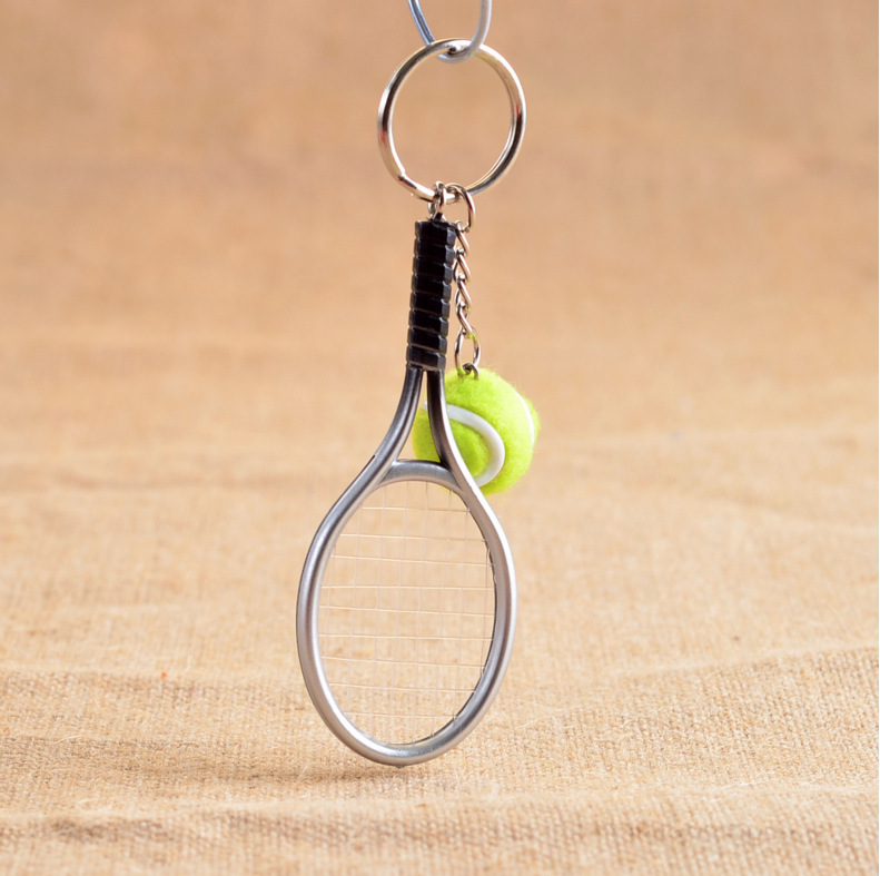 Tennis Key Chain Pendant Wholesale Sporting Goods Tennis Key Ring Simulation Tennis Key Ring Factory Custom Tennis Key Chain Pendant Wholesale Sporting Goods Tennis Key Ring Simulation Tennis Key Ring Factory Custom