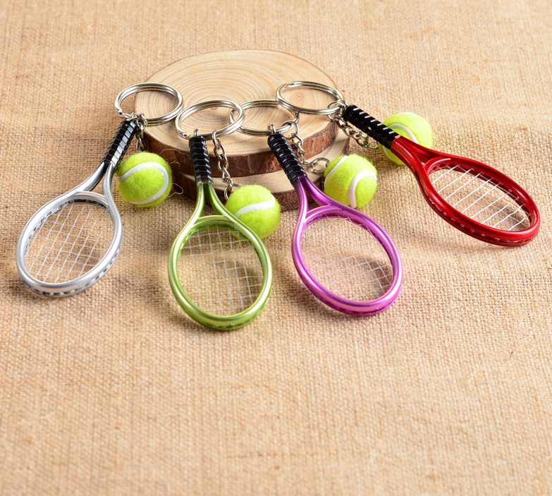Tennis Key Chain Pendant Wholesale Sporting Goods Tennis Key Ring Simulation Tennis Key Ring Factory Custom Tennis Key Chain Pendant Wholesale Sporting Goods Tennis Key Ring Simulation Tennis Key Ring Factory Custom