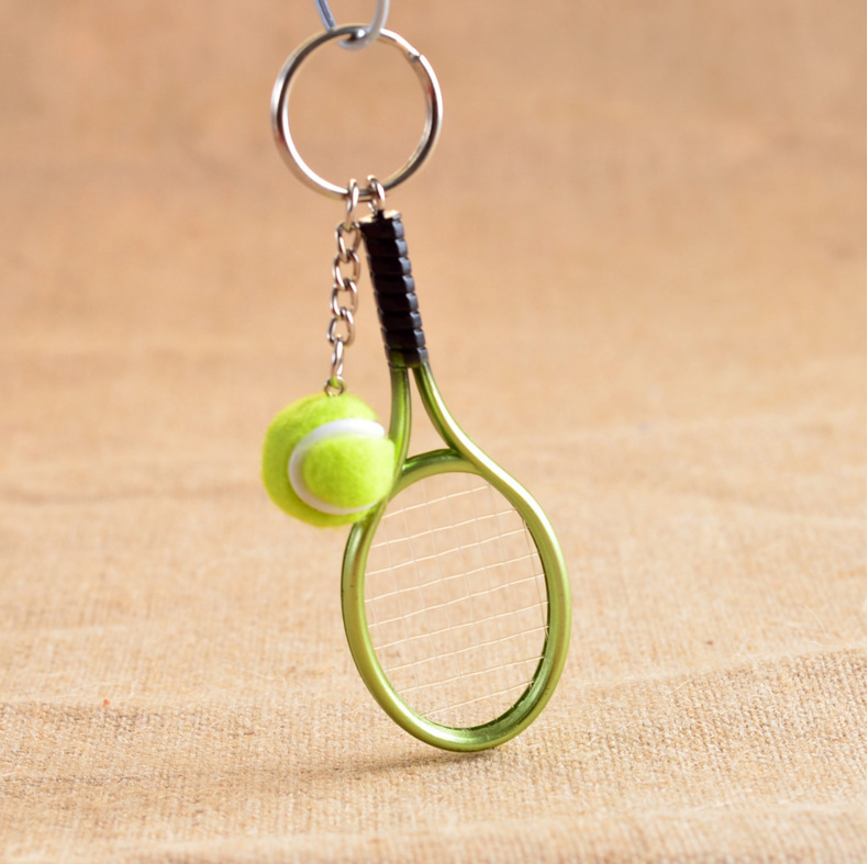 Tennis Key Chain Pendant Wholesale Sporting Goods Tennis Key Ring Simulation Tennis Key Ring Factory Custom Tennis Key Chain Pendant Wholesale Sporting Goods Tennis Key Ring Simulation Tennis Key Ring Factory Custom