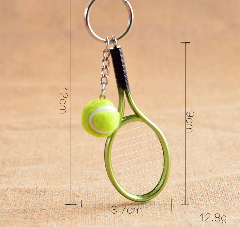 Tennis Key Chain Pendant Wholesale Sporting Goods Tennis Key Ring Simulation Tennis Key Ring Factory Custom Tennis Key Chain Pendant Wholesale Sporting Goods Tennis Key Ring Simulation Tennis Key Ring Factory Custom