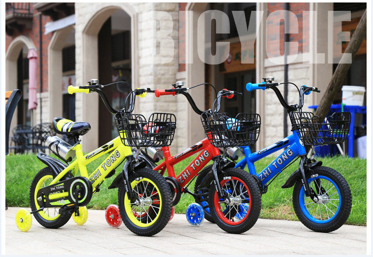 Children's Bicycle 3-Year-Old Boys and Girls Baby Bicycle 2-4-6-Year-Old Stroller 12-14-16-Inch Children Bicycle