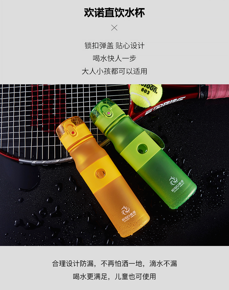 Outdoor space cup 580ML plastic leakproof sports cup Outdoor space cup 580ML plastic leakproof sports cup