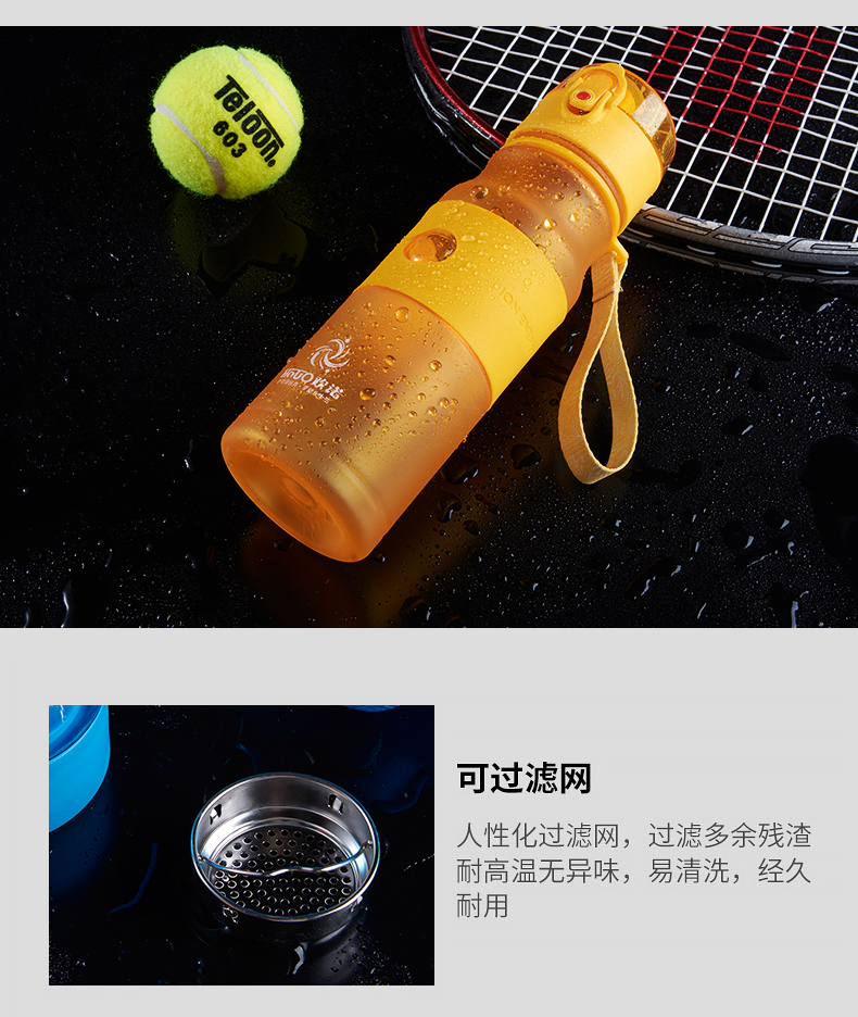 Outdoor space cup 580ML plastic leakproof sports cup Outdoor space cup 580ML plastic leakproof sports cup