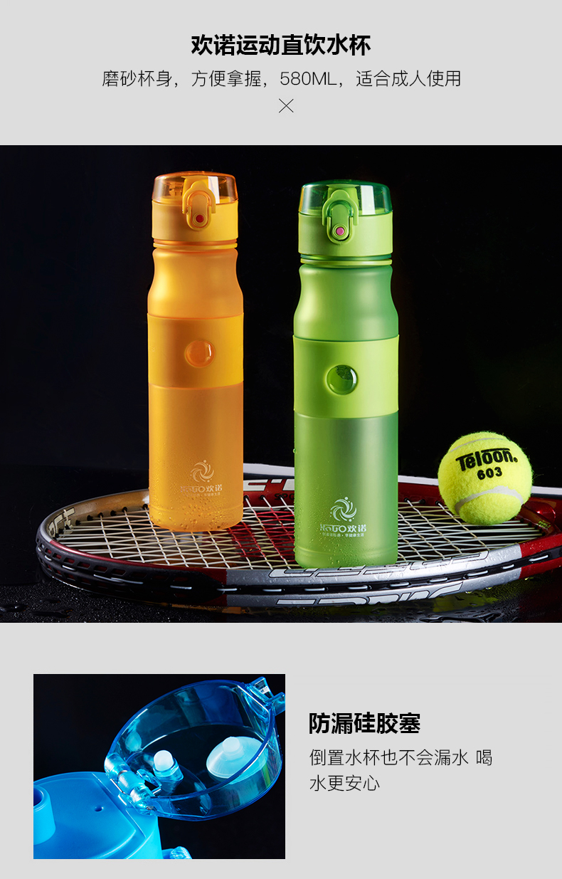 Outdoor space cup 580ML plastic leakproof sports cup Outdoor space cup 580ML plastic leakproof sports cup