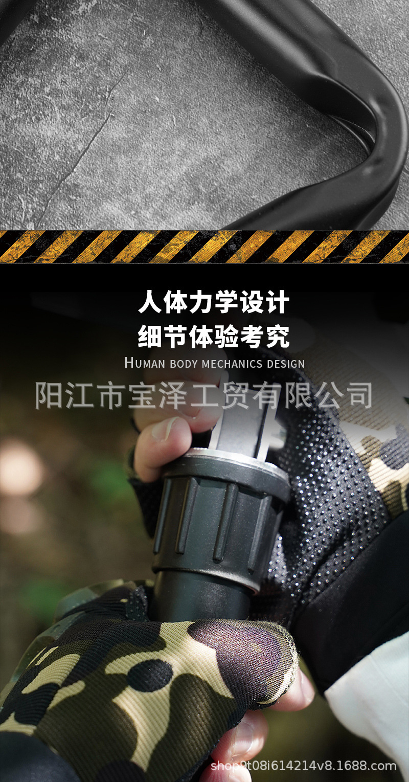 Factory New Multi-Functional 10-in-1 Outdoor Supplies Folding Shovel Pointed Pick Shovel Portable Soldier Shovel Factory New Multi-Functional 10-in-1 Outdoor Supplies Folding Shovel Pointed Pick Shovel Portable Soldier Shovel