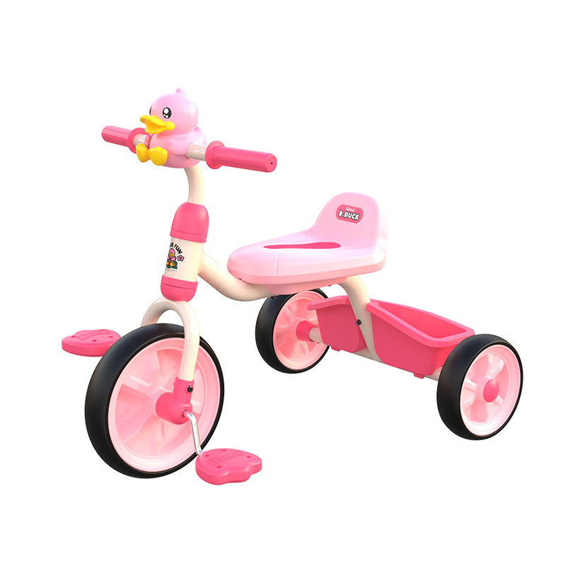 Le&#039;s Small Yellow Duck Children&#039;s Tricycle Pedal Bicycle Baby and Infant Children&#039;s 1-3 Years  Baby Bike