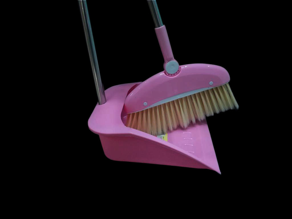 Stainless steel rod folding broom head dustpan set new soft wool broom garbage shovel set wholesale rs - 3701 Stainless steel rod folding broom head dustpan set new soft wool broom garbage shovel set wholesale rs - 3701