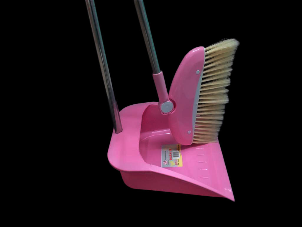 Stainless steel rod folding broom head dustpan set new soft wool broom garbage shovel set wholesale rs - 3701 Stainless steel rod folding broom head dustpan set new soft wool broom garbage shovel set wholesale rs - 3701