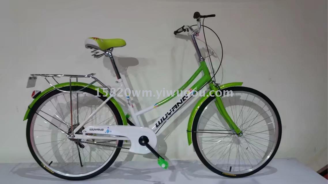 A 24-inch bicycle student bike ride is equipped 