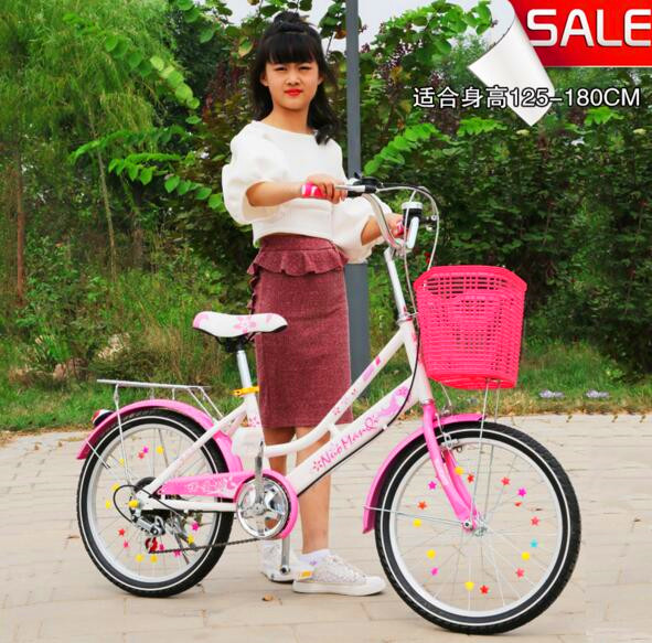 The princess bike girl&#039;s bicycle is 18 inches, 20 inches and 22 inches.