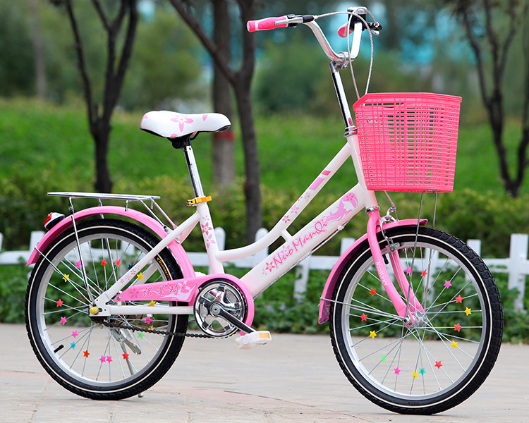 The princess bike girl's bicycle is 18 inches, 20 inches and 22 inches.