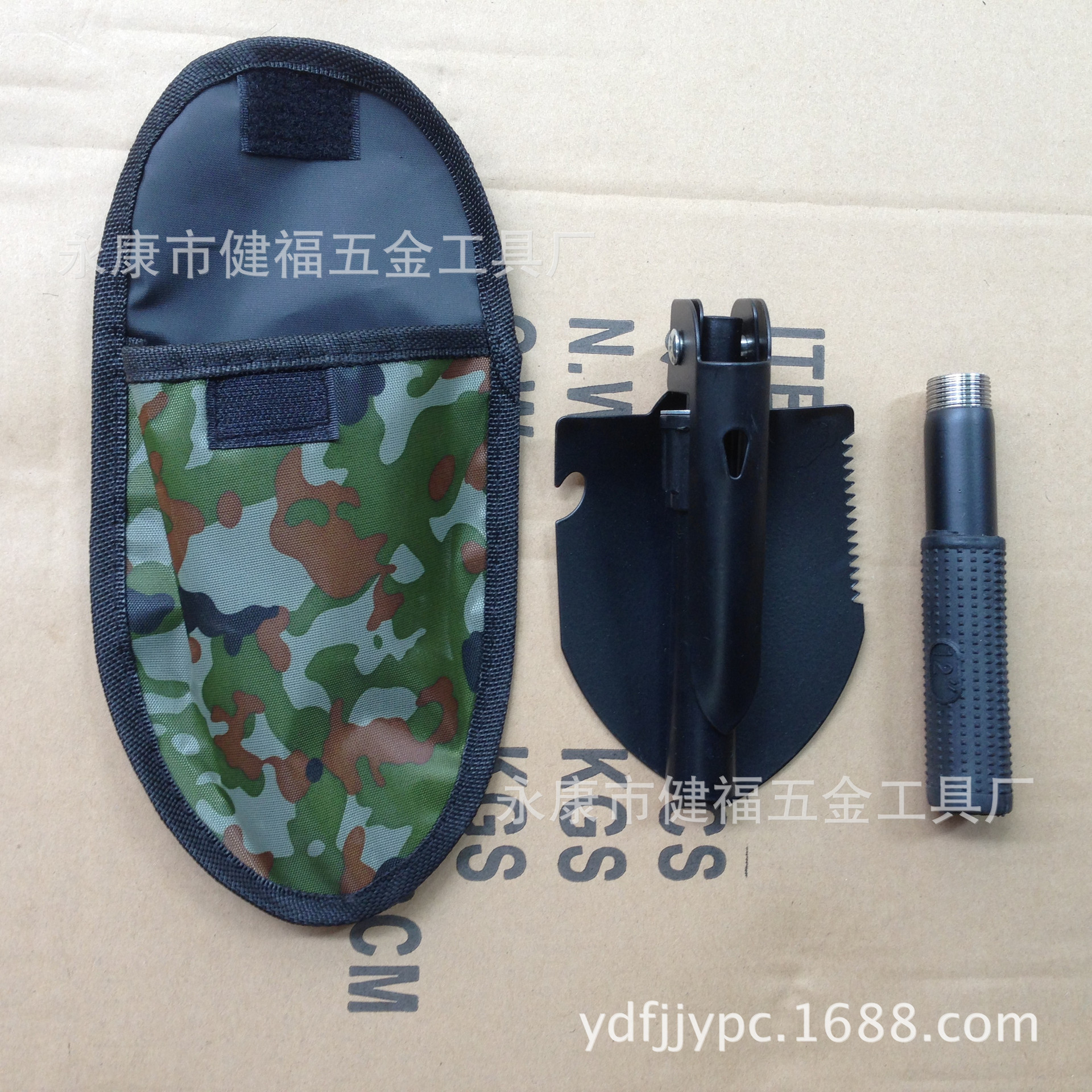 Small Engineering Shovel Multi-Functional Shovel Folding Military Car Mini Emergency Fishing Gear Outdoor Hardware Garden Tools