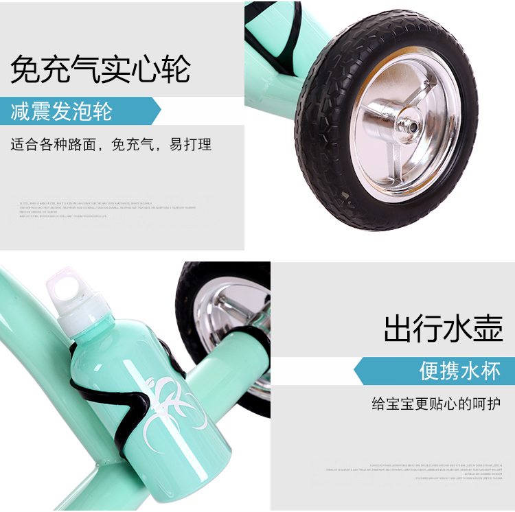 Children's Pedal Multifunctional Tricycle Multifunctional Baby Walker Baby Hand Push Bicycle Baby Walking Car