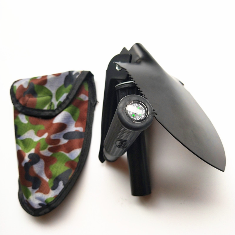 Huahong Military Shovel Multi-Function Folding Military Shovel Folding Army Spade Camouflage Portable Compass Small Military Shovel Outdoor Huahong Military Shovel Multi-Function Folding Military Shovel Folding Army Spade Camouflage Portable Compass Small Military Shovel Outdoor