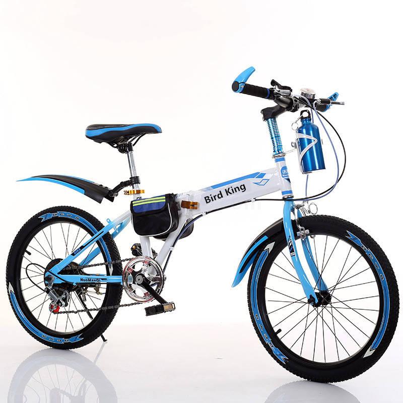 Adult mountain speed change folding bicycle 18