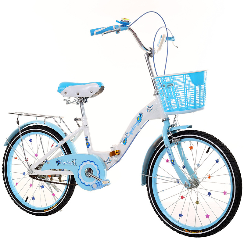 Children folding bicycle single speed variable speed princess style 182 Children folding bicycle single speed variable speed princess style 182