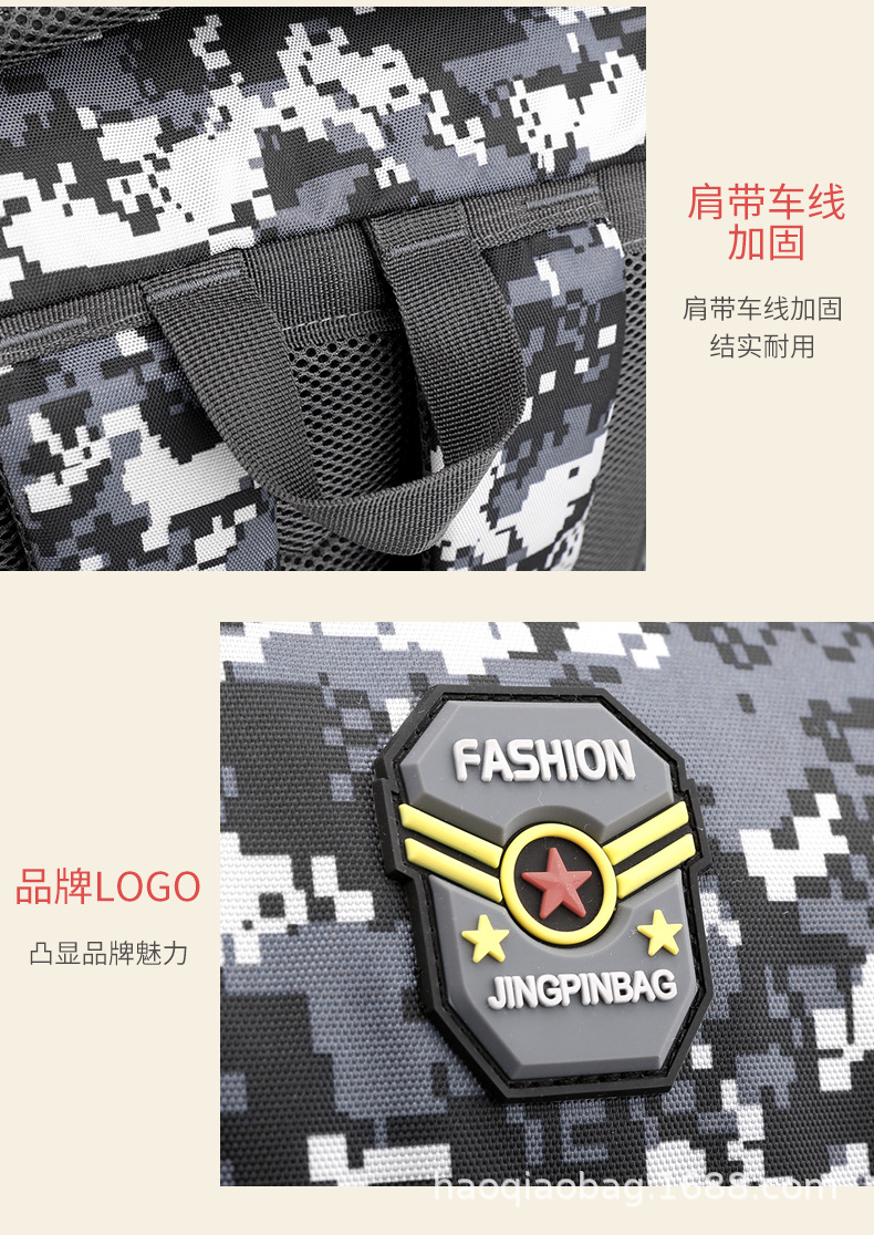 2021 New Jesus Survival Backpack Eating Chicken Same Style Level 3 Backpack Camouflage 1-2-3 Student Schoolbag Men's Backpack 2021 New Jesus Survival Backpack Eating Chicken Same Style Level 3 Backpack Camouflage 1-2-3 Student Schoolbag Men's Backpack