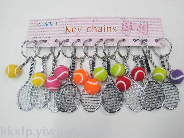 Tennis Keychain Pendant Special Wholesale Mini Tennis Keychain Factory Crafts Tennis Key Ring