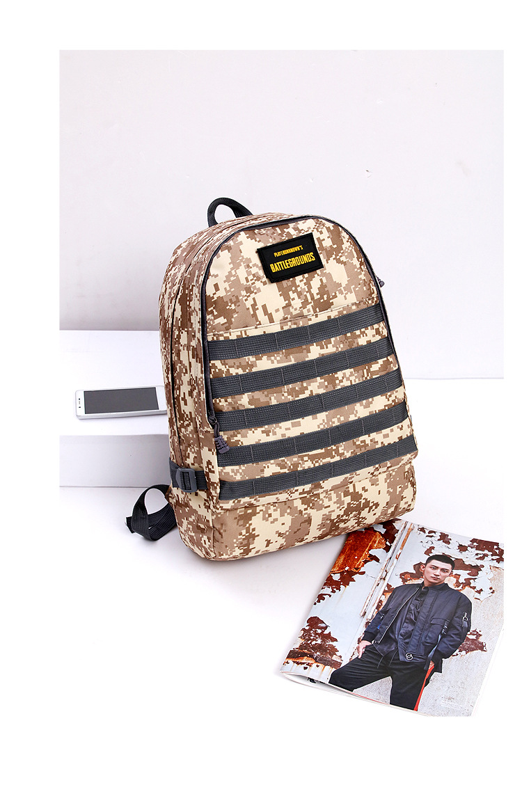 Jesus Survival Backpack Eating Chicken Same Style Level 3 Backpack Camouflage Student Schoolbag Large Capacity Men's and Women's Travel Bag Backpack Jesus Survival Backpack Eating Chicken Same Style Level 3 Backpack Camouflage Student Schoolbag Large Capacity Men's and Women's Travel Bag Backpack