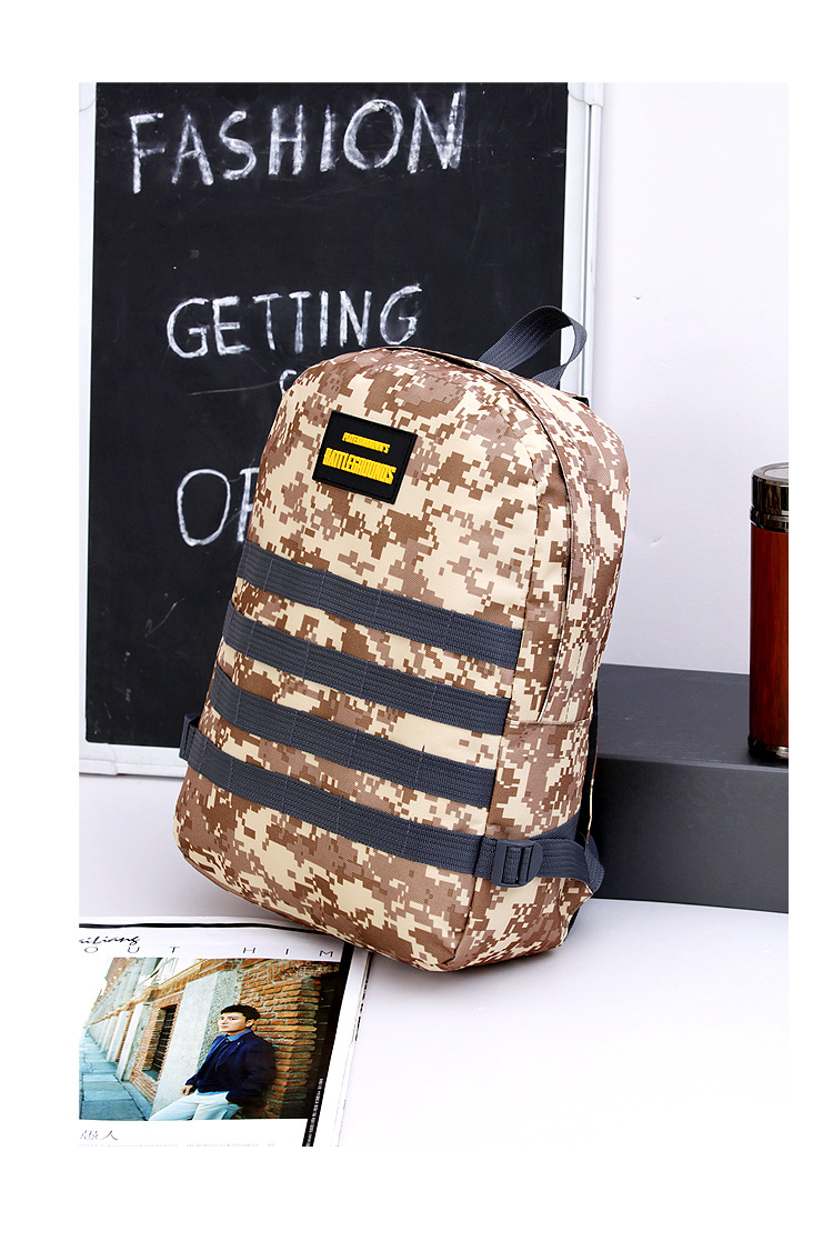 Jesus Survival Backpack Eating Chicken Same Style Level 3 Backpack Camouflage Student Schoolbag Large Capacity Men's and Women's Travel Bag Backpack Jesus Survival Backpack Eating Chicken Same Style Level 3 Backpack Camouflage Student Schoolbag Large Capacity Men's and Women's Travel Bag Backpack